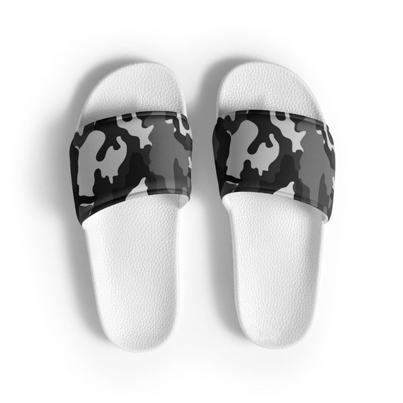 Noir Camouflage Slide Sandals (Customizable) - Picture 1 of 8